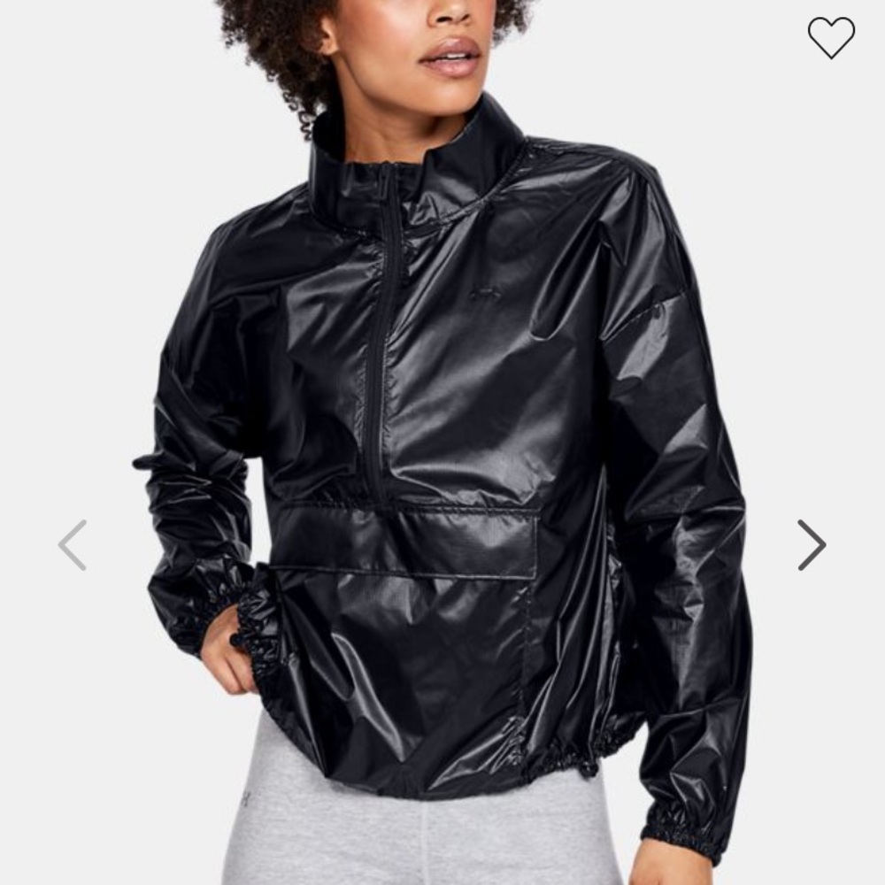 UA Metallic Woven Anorak women’s size medium